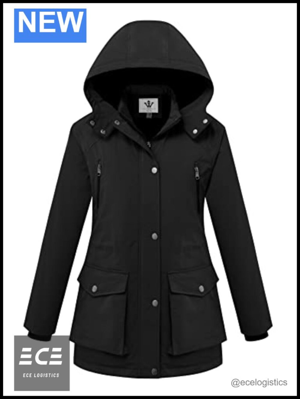 Women's Waterproof Winter Puffer Coat Warm Thicken Parka with Hood